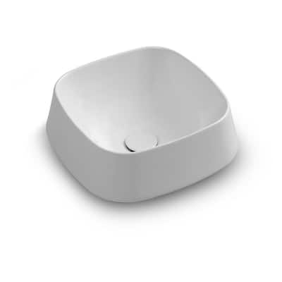WS Bath Collections Mood TA 42.42 Mood 16-1/2" Square Ceramic Vessel