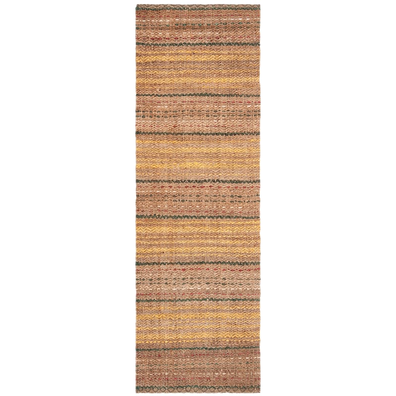 SAFAVIEH Handmade Natural Fiber Alyvia Stripe Jute Rug