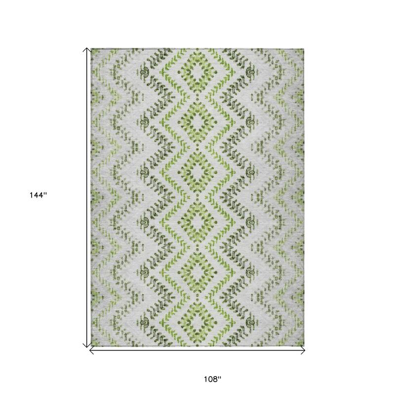 HomeRoots Geometric Transitional Rectangle Outdoor Rug