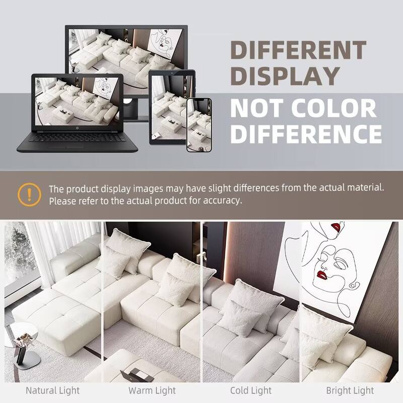 Oversized Modular Sectional Sofa,Sparkling Chenille Fabric,DIY Sofa