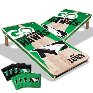 North Dakota Fighting Hawks NCAA 2x4 Cornhole Board Set