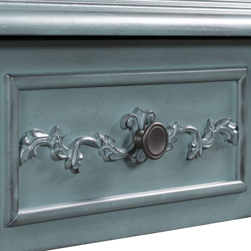 Williamspace Antique Console Sofa Table with 4 Drawer