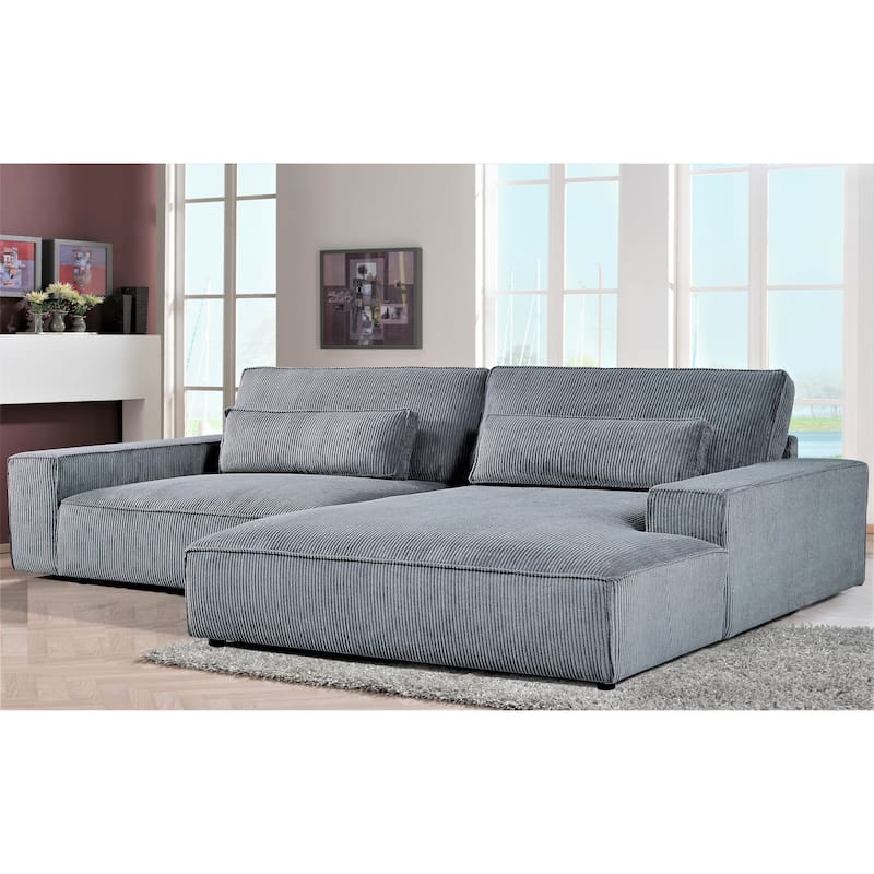 US Pride Furniture 105.52''W Oversized Faing Chaise Sectional Sofa