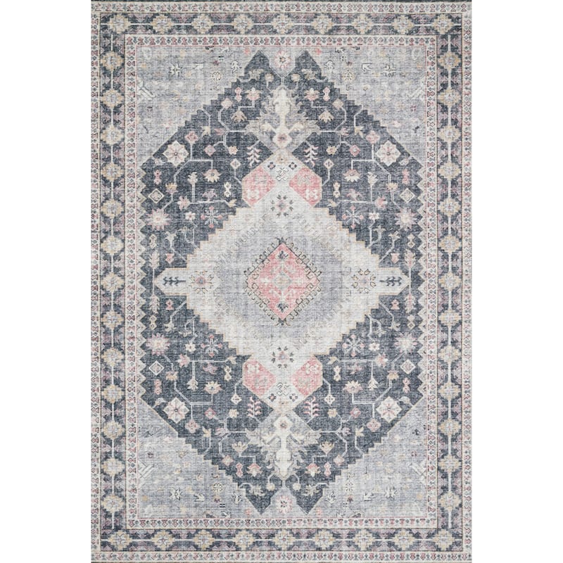 Alexander Home Leanne Vintage Boho Oriental Printed Area Rug