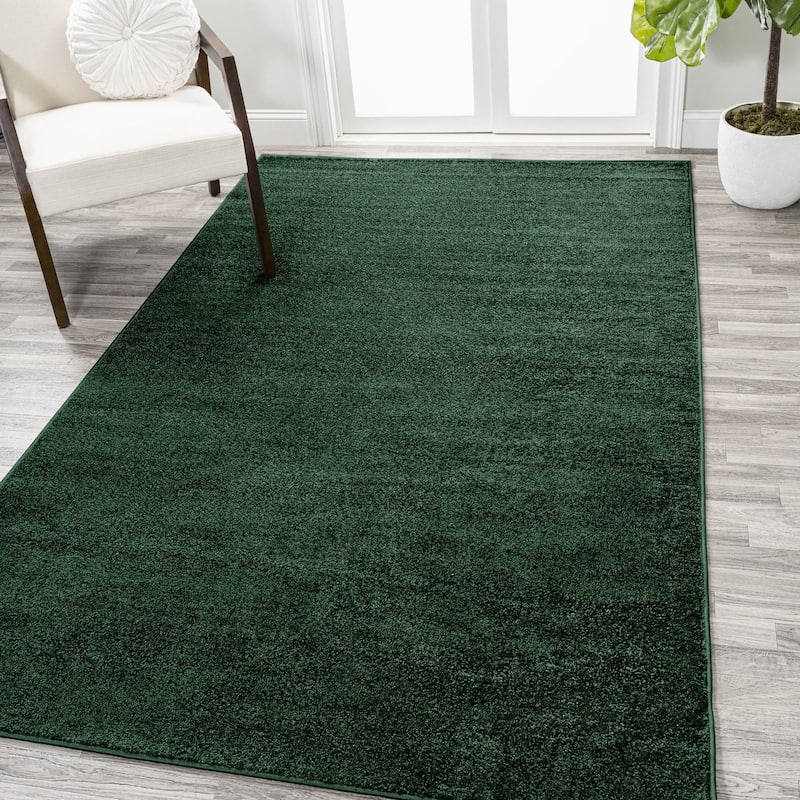 JONATHAN Y Tumbling Solid Low-Pile Area Rug - 3 X 5 - Emerald