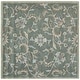 preview thumbnail 11 of 12, SAFAVIEH Handmade Jardin Jamya Country Floral Wool Rug 6' Square - Grey/Multi - Square