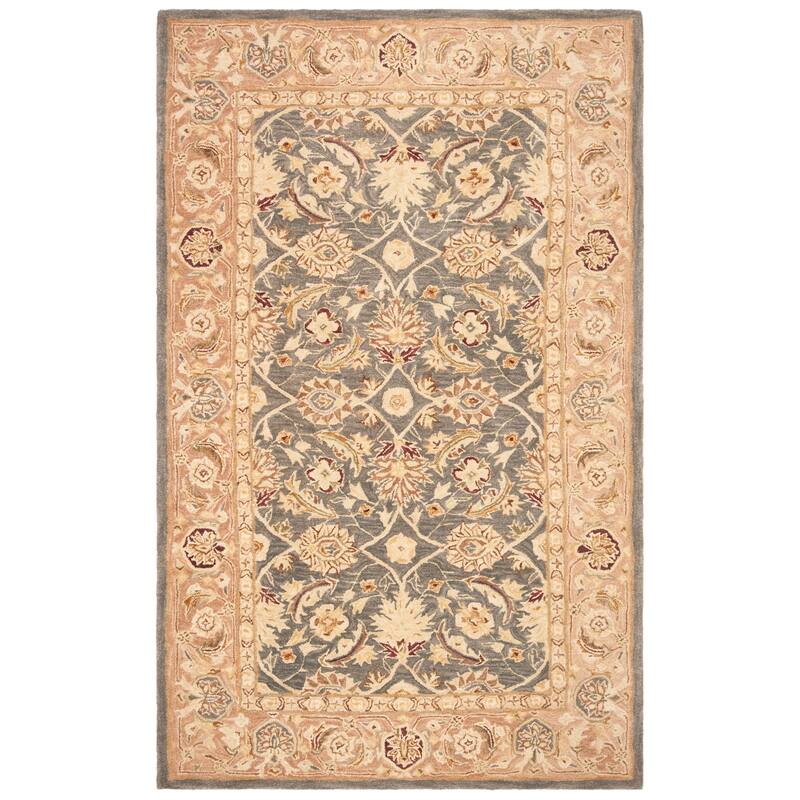 SAFAVIEH Handmade Anatolia Meenje Traditional Oriental Hand-spun Wool Rug