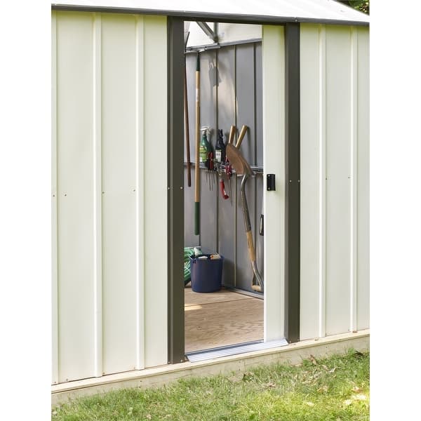 Shop Arrow Murrayhill 12 Wide X 17 Long Vinyl Coated Steel Shed
