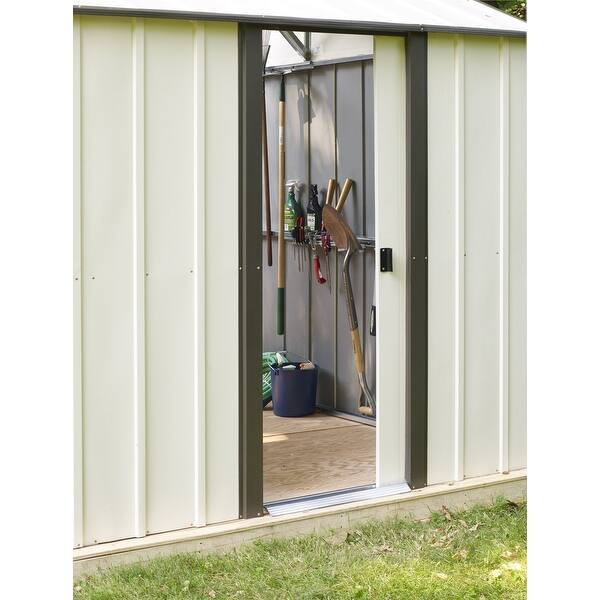 Shop Arrow Murrayhill 14 Wide X 21 Long Vinyl Coated Steel Shed