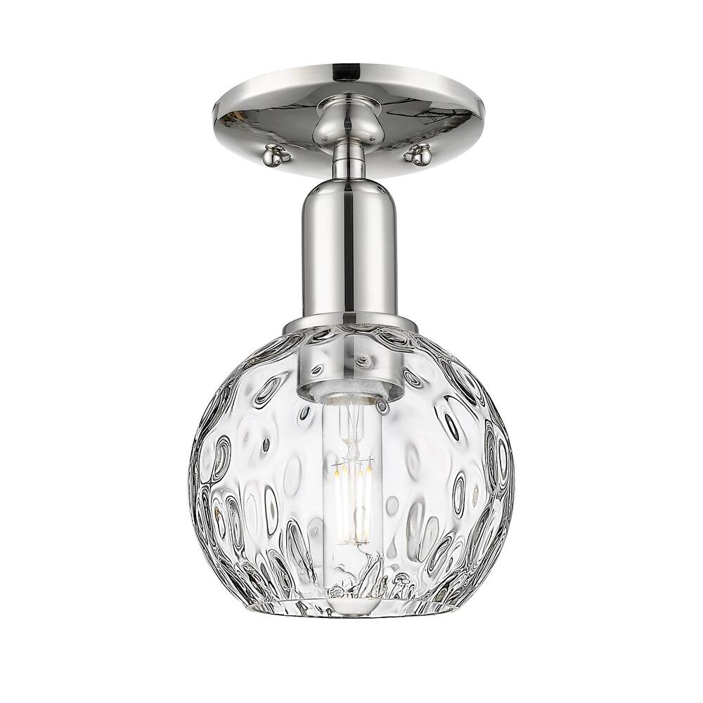 Innovations Lighting 716-1C-10-6 Athens Water Glass Semi-Flush Athens