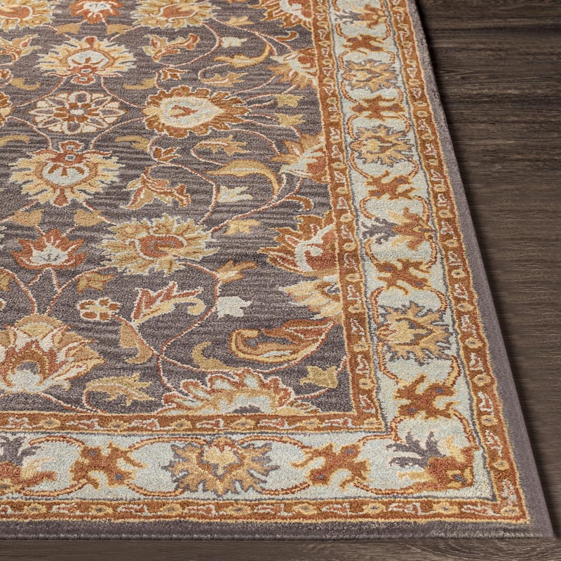 Livabliss Caesar Updated Traditional Border Area Rug.