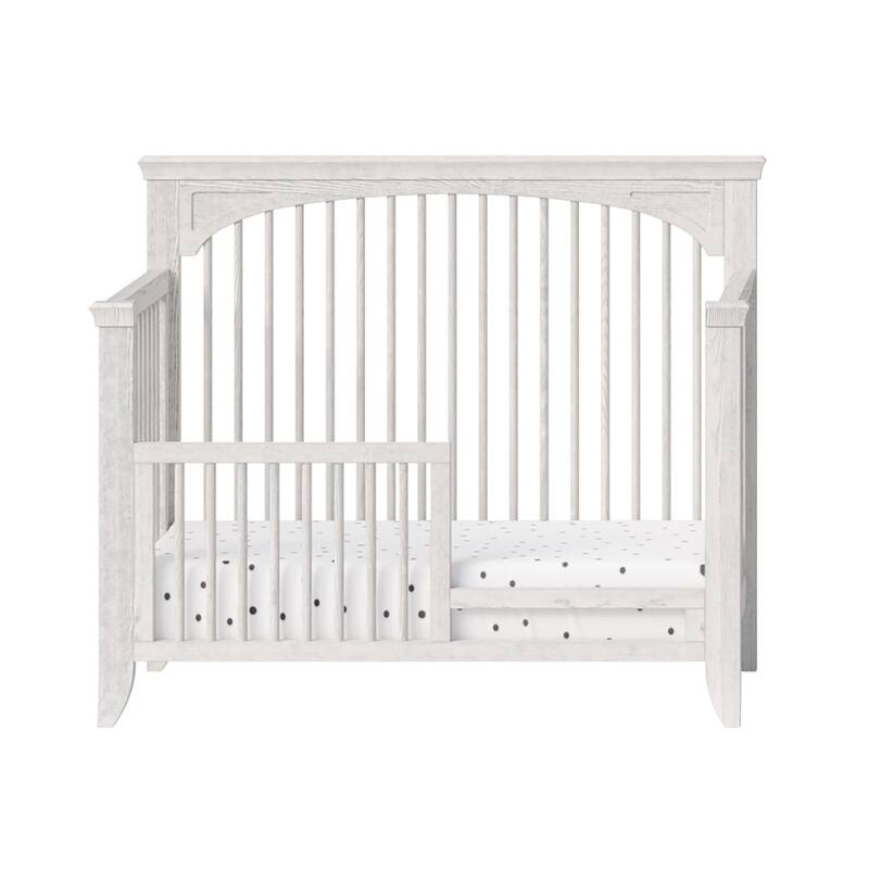 Milk Street Cameo Oval Crib Toddler Bed Conversion Kit - White