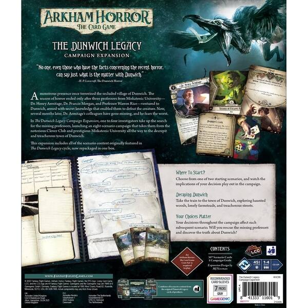 arkham horror the card game the dunwich legacy The Dunwich Legacy ArkhamDB
