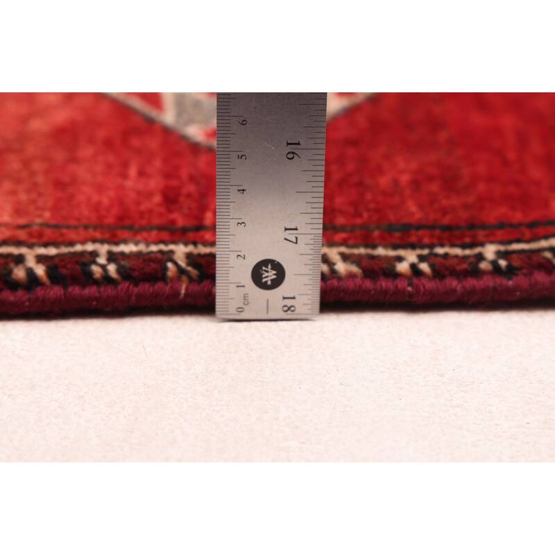 ECARPETGALLERY Hand-knotted Konya Anatolian Red Wool Rug - 3'5 x 8'3