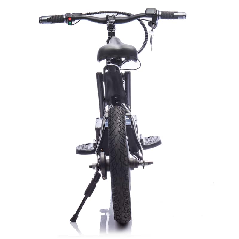 24V Kids Ride On Electric Dirt Bike,300W Super Power Motor,16in Wheels,Adjustable Seat Height,Hand-Operated Brakes