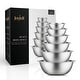 preview thumbnail 6 of 4, JoyJolt Stainless Steel Food Kitchen Mixing Bowl - Set of 6 - .5QT .75QT 1.5 QT 3QT 4QT 5QT