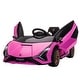 preview thumbnail 1 of 5, Lamborghini SIAN Licensed 12V Electric Sports Car for Kids with Remote Control - Pink 2-4 Years - Pink
