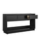 preview thumbnail 15 of 41, Prepac Simply Modern 60.25" W Entryway Table, Narrow Console Table with 3 Drawers, Media Console Table with Storage