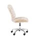preview thumbnail 46 of 52, Clara Faux Fur Armless Office Chair