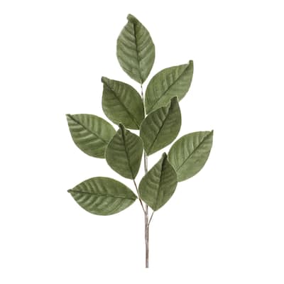 Set of 6 Magnolia Leaf Artificial Sprays 27.5"