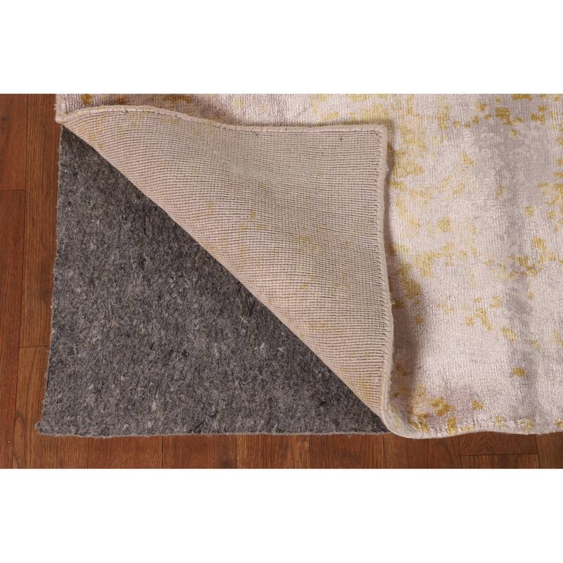 Multi-Color Abstract / Modern Area Rug Handmade Wool Carpet - 6'6"x 9'9"