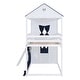 preview thumbnail 13 of 32, Playhouse Design Impression & Beautiful Twin Size Bunk Wood House Bed with Elegant Windows, Sills and Tent