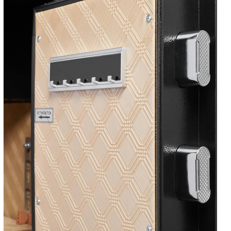 Solid Alloy Steel Office Hotel Home Safe, Security Digital Safes Box with Electronic Keypad, Spare Key, Smart Alert