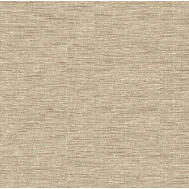 A-Street Prints Lela Wheat Faux Linen Wallpaper