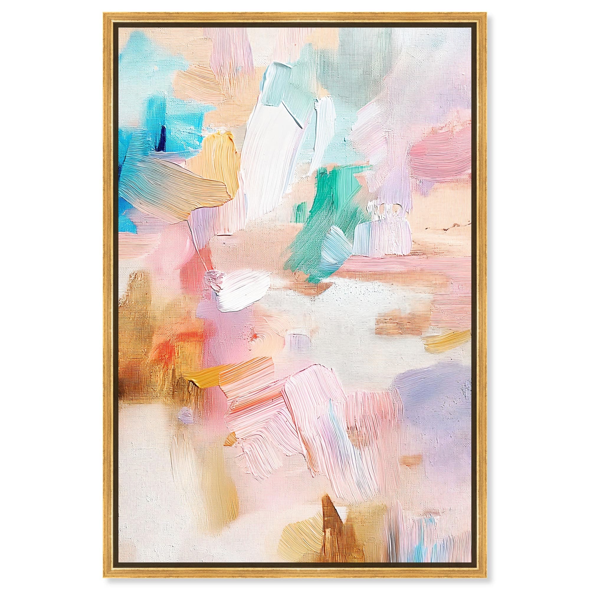 Rose Quartz II Canvas by Art Remedy