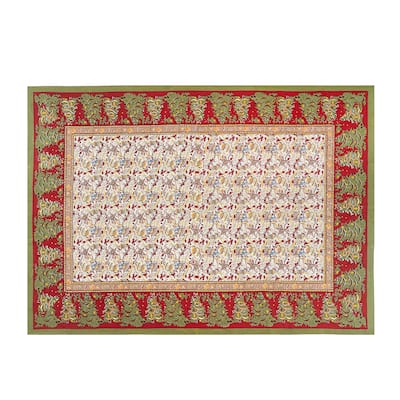 Couleur Nature Noel Rectangle Tablecloth