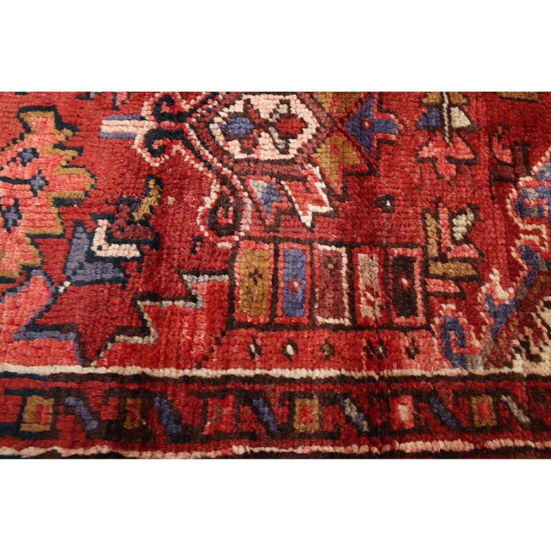 ECARPETGALLERY Hand-knotted Sarabi Dark Red Wool Rug - 9'8 x 13'0