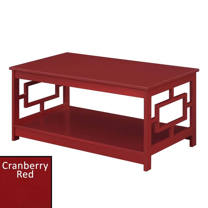 Convenience Concepts Town Square Coffee Table with Shelf