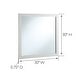 preview thumbnail 15 of 24, Design House Transitional Shorewood 30-Inch Wall Mounted Mirror
