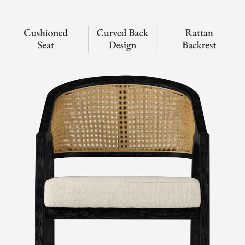 Maven Lane 30" Chloe Bar Height Kitchen Stool