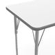 preview thumbnail 45 of 58, Commercial Adjustable Height Rectangular Activity Table-Standard Legs