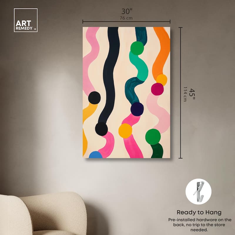 Pearl Colors II Canvas by Art Remedy, Gallery Wrapped