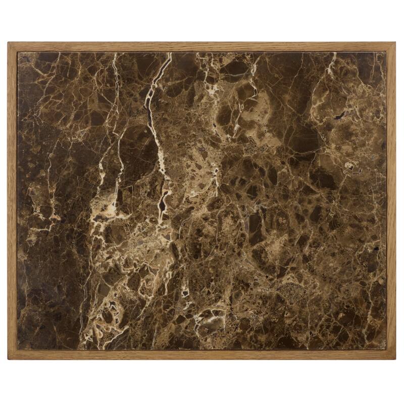 SAFAVIEH Couture Shayrina Marble Accent Table - 22"W x 18"D x 23"H