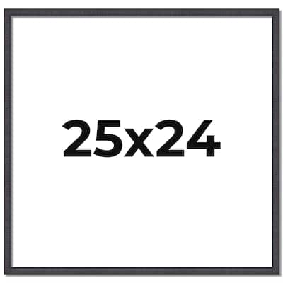 25x24 Frame Brown Solid Wood Picture Frame - Complete Modern Photo
