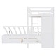 preview thumbnail 7 of 14, Twin Hydraulic Bunk Bed with Drawers, Wardrobe, Storage Cabinets