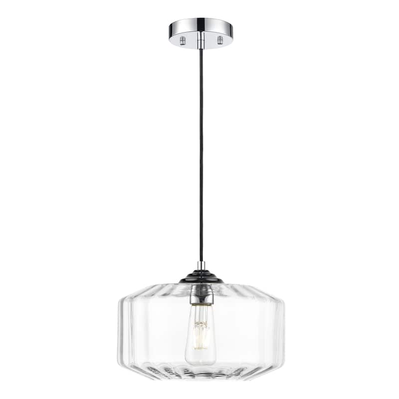 Light Society Knox Pendant Light - Chrome/Clear