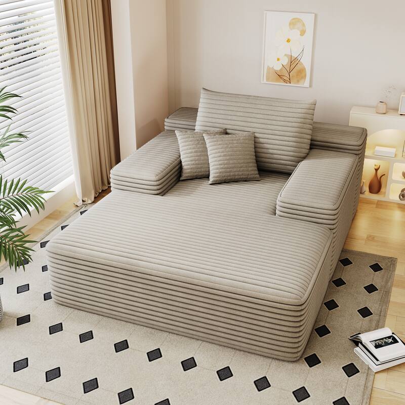 Nebula Oversized Upholstered Sofa Bed, Upholstered Sleeper Cloud Sofas Couches for Cozy Reading and Relaxation