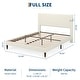 preview thumbnail 22 of 26, Twin Bed Frame Upholstered Platform Bed with Fabric Headboard, Non-Slip and Noise-Free