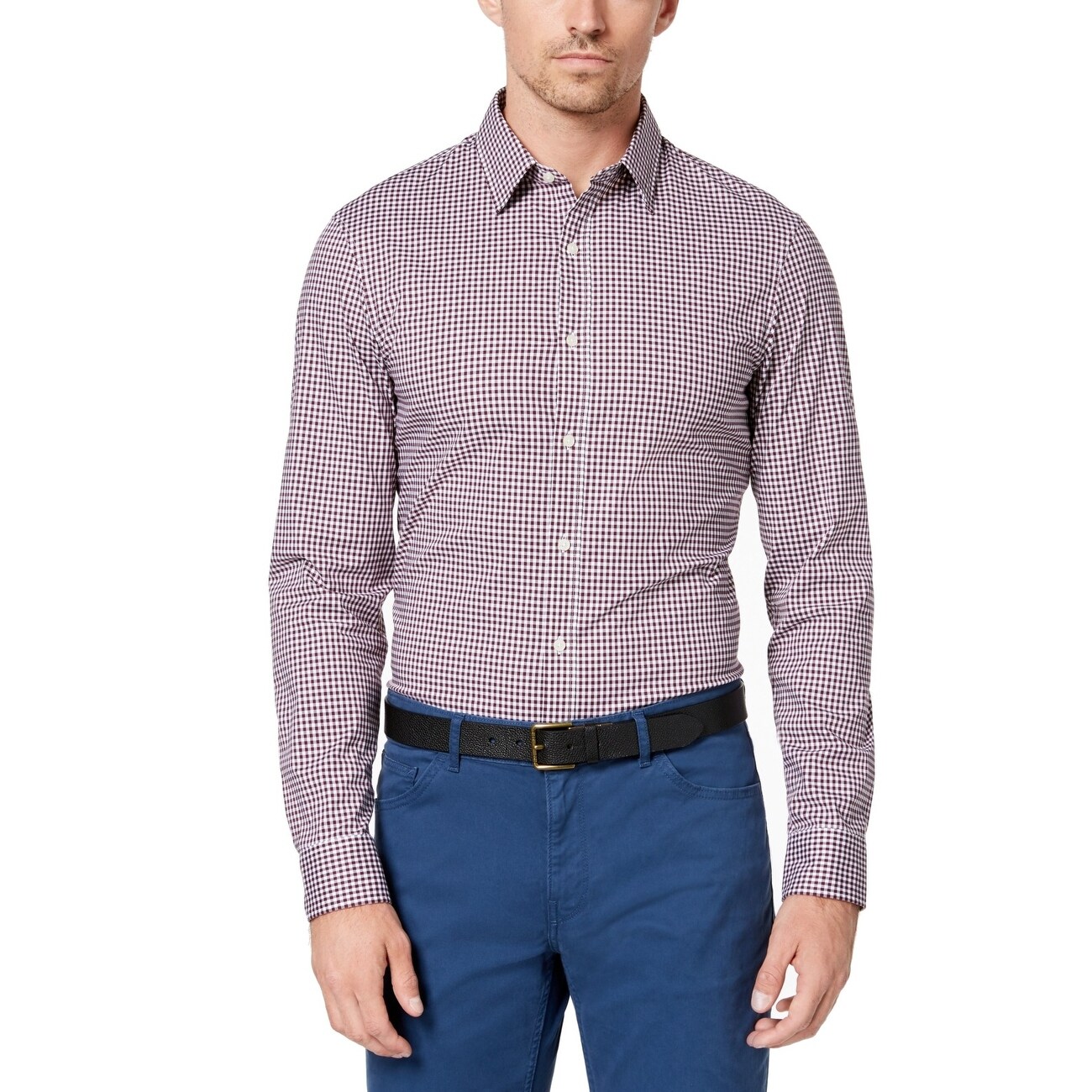 michael kors mens denim shirt