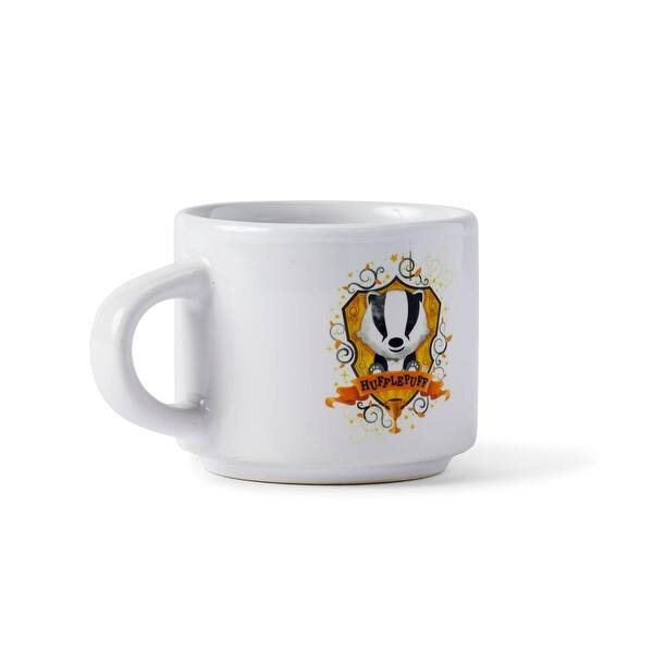 Shop Harry Potter Hogwarts House Hufflepuff Ceramic Mini Mug 2 67 L X 2 H Multi Color Overstock 31412558