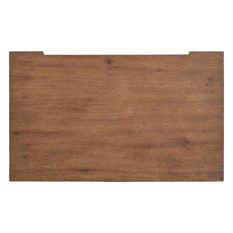 Magnussen Home Kingston Whisper White and Cerused Nutmeg Drawer Nightstand