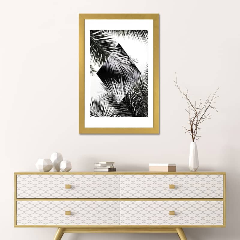 iCanvas "Palm Leaves II" by Mareike Bohmer
