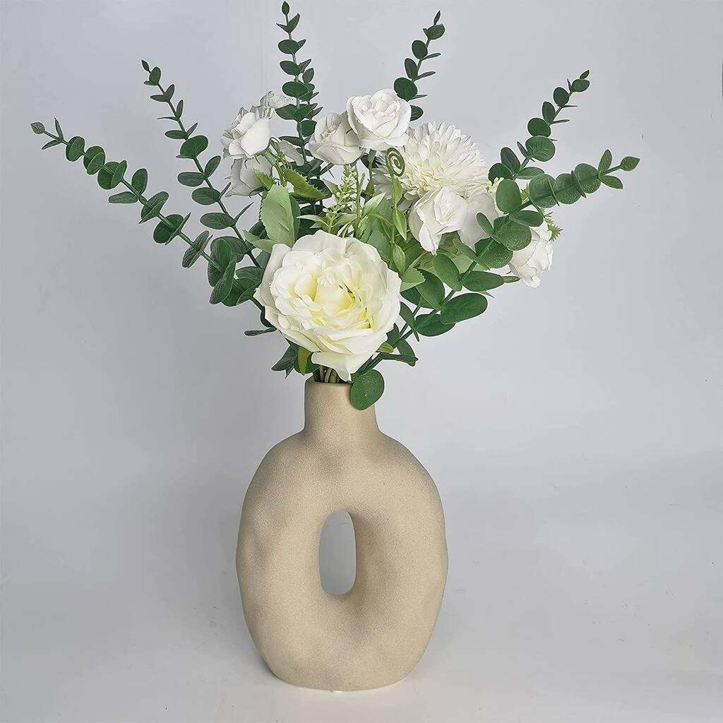 Ceramic Vase for Centerpieces Kitchen Office Gifts Modern