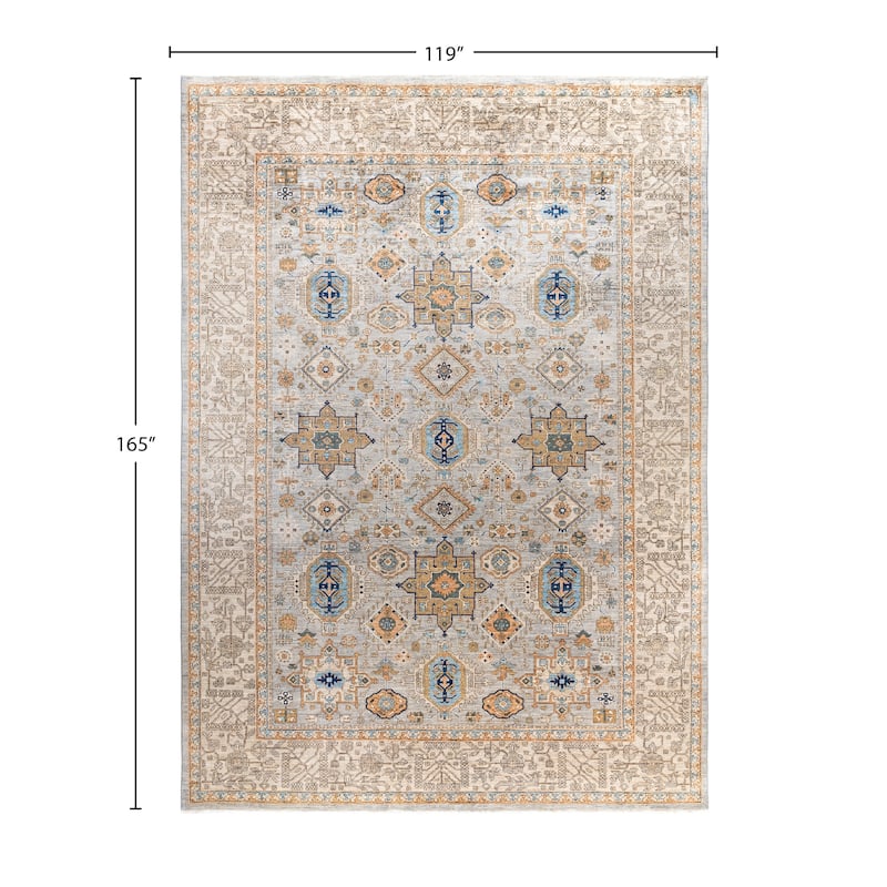 Serapi One-of-a-Kind Hand-Knotted Area Rug - Gray - 9' 11" x 13' 9"