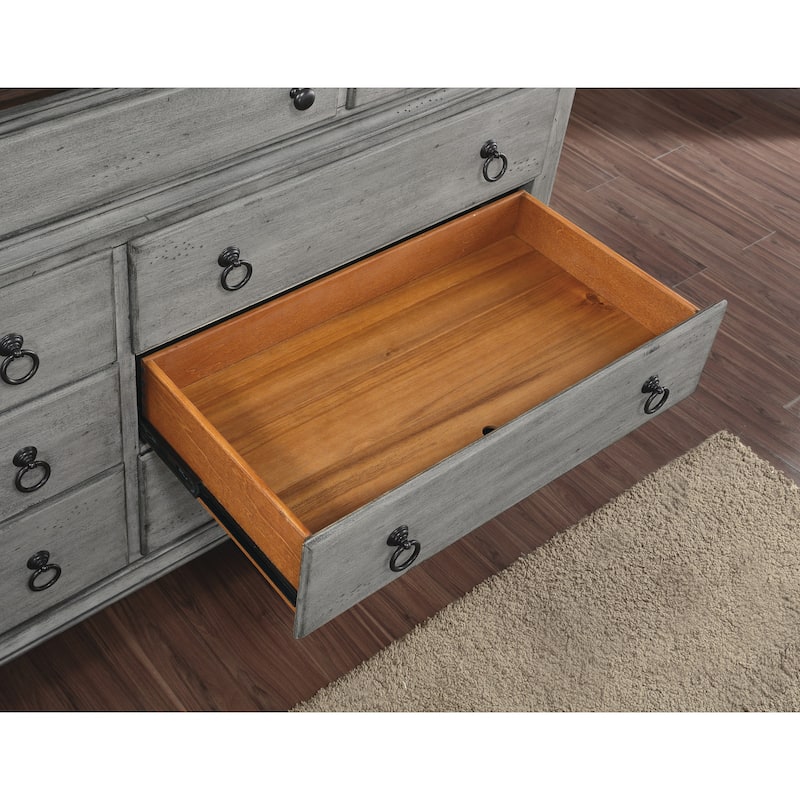 Plymouth Gray Wood Dresser