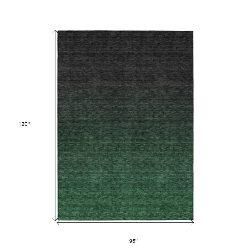 HomeRoots Abstract Transitional Rectangle Outdoor Rug